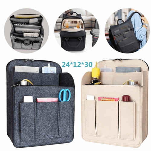 Felt backpack organizer insert - backpack,