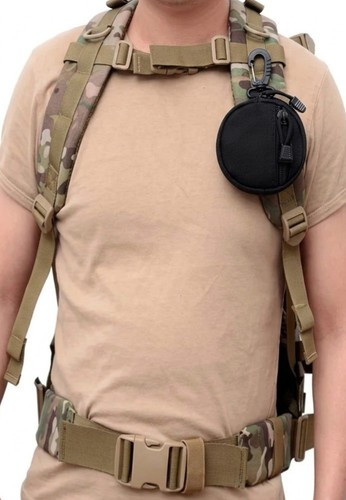 Small black tactical molle - black,
