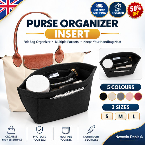 Felt purse organizer insert - felt,