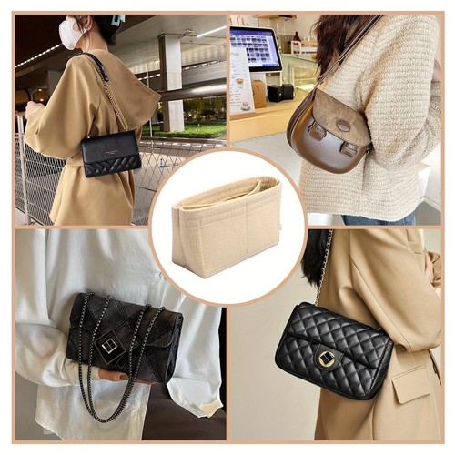 Felt purse organizer insert - felt,