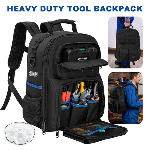 Heavy duty tool backpack - heavy,
