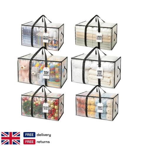 Pack large clear foldable - clear,