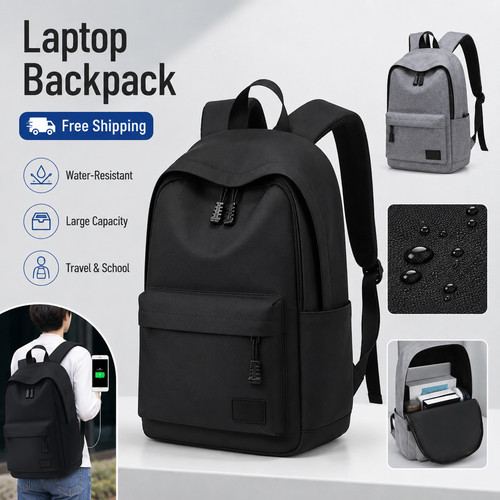Men nylon backpack laptop - men’s,