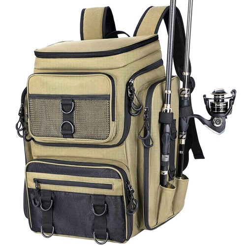 Fishing backpack with rod - backpack,